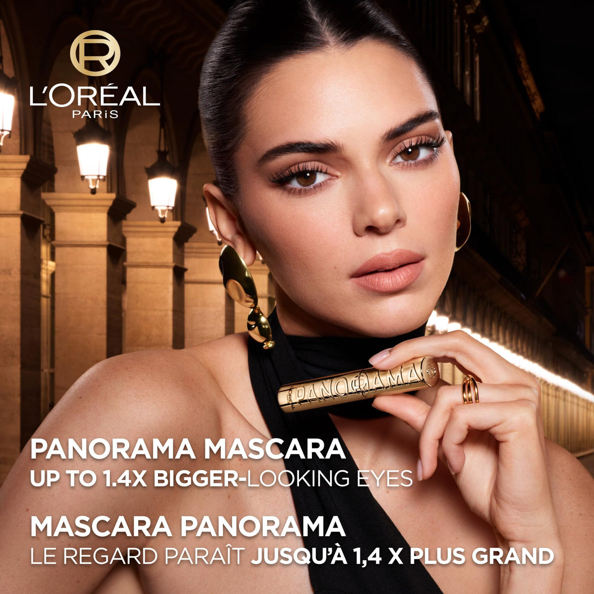 L'Oreal Paris Voluminous Panorama Mascara, Volumizing & Waterproof Mascara, Up to 1.4x Bigger-Looking Eyes, Black, 9.9 mL 🍁 All In One Marketplace Canada