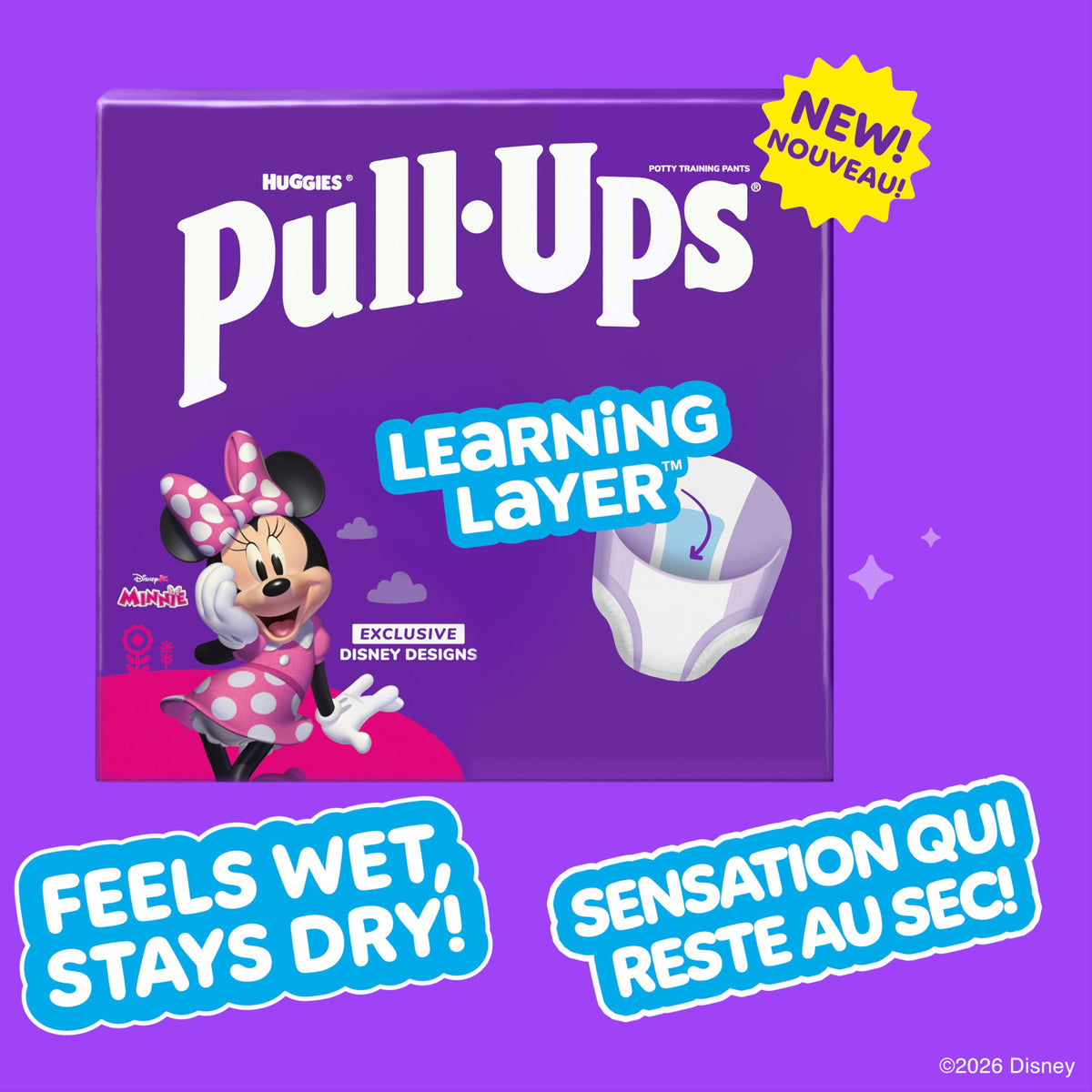 Pull-Ups Girls' Potty Training Pants, 6T-7T (55-75 lbs), 58 Count 🍁 All In One Marketplace Canada