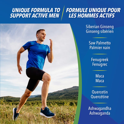 Progressive Advanced Daily Multivitamin for Active Men, with Quercetin, Maca, Ashwagandha, and Siberian Ginseng. Supports Immune Health, Muscle Function, and Energy, 100% Complete, Canadian-Made 120 Count 🍁 All In One Marketplace Canada