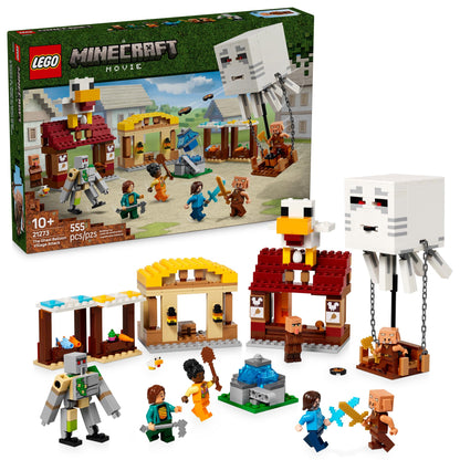 LEGO Minecraft The Ghast Balloon Village Attack- Toy Building Set for Kids, Girls and Boys Ages 10+ - Includes Steve, Natalie, and Dawn Minifigures - Birthday Gift Idea - 21273 🍁 All In One Marketplace Canada