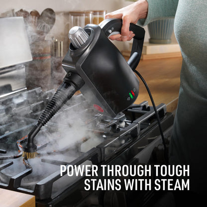 Hoover Portable Handheld Steam Cleaner, 10-in-1 Pressurized Steamer for Grout, Tile, Upholstery, Car Detailing, Kitchen & Bathroom | Chemical-Free, XL Spill-Proof Tank | WH25000CA 🍁 All In One Marketplace Canada