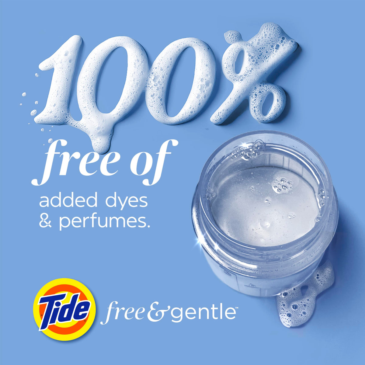 Tide Free & Gentle Liquid Laundry Detergent, Tide Laundry Detergent, Clean Laundry Detergent, 100 Loads, 3.9L 🍁 All In One Marketplace Canada