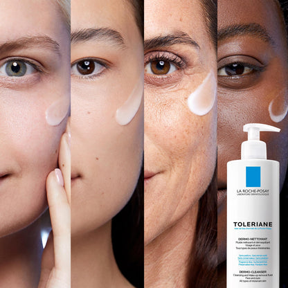 La Roche Posay Face Wash, Toleriane Dermo Cleanser, Formulated with Glycerin to Calm Irritated Skin, Gently Cleanses & Removes Makeup. Suitable for Sensitive Skin. Dermatologist Recommended, 400mL 🍁 All In One Marketplace Canada