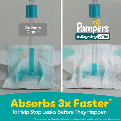 Pampers Baby Dry Ultra Diapers, Size 1, Absorbent Disposable Diapers, 1 Pack (Count of 200) 🍁 All In One Marketplace Canada