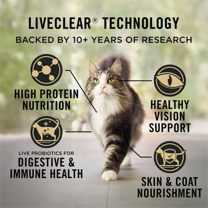 Purina Pro Plan Specialized LiveClear Dry Cat Food, Chicken & Rice - 7.26 kg Bag (1 Pack) 🍁 All In One Marketplace Canada