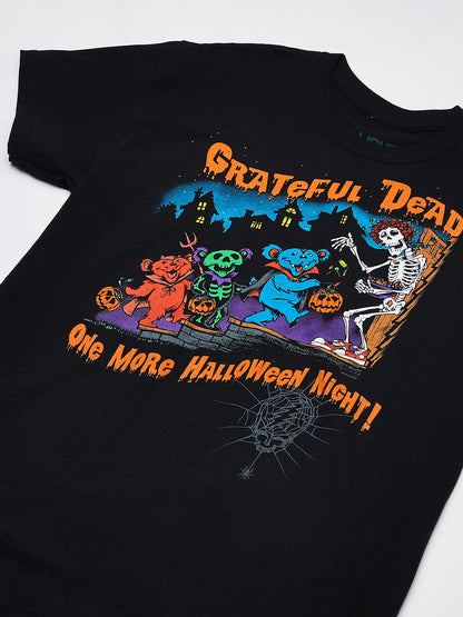 Liquid Blue Grateful Dead One More Halloween Night T-Shirt, Black, XX-Large