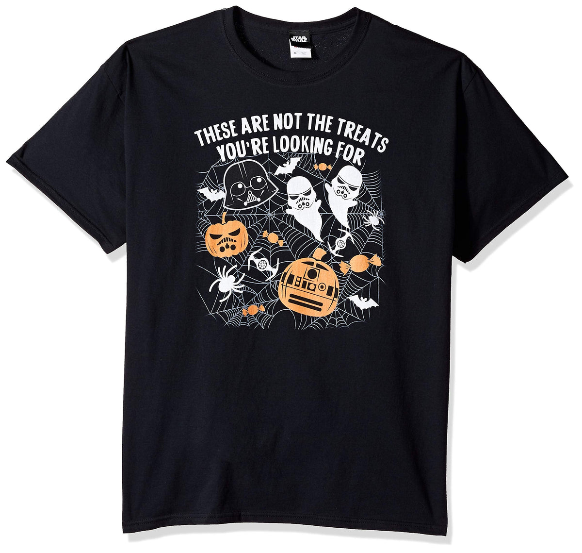 STAR WARS Licensed Halloween Not The Treats Men's Tee, Black, X-Large