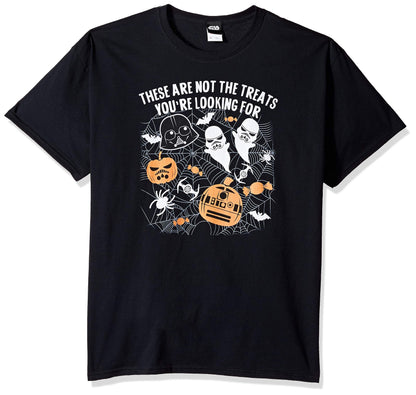 STAR WARS Licensed Halloween Not The Treats Men's Tee, Black, Large