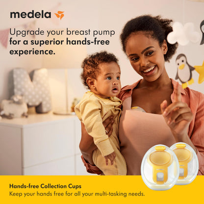 Medela Hands-free Collection Cups, Compatible with Freestyle Flex, Pump in Style with MaxFlow, and Swing Maxi Electric Breast Pumps, 1 set of 2 cups 🍁 All In One Marketplace Canada