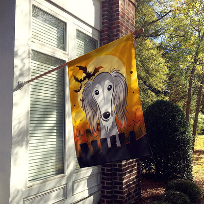 Caroline's Treasures BB1787CHF Halloween Saluki Canvas House Size Flag, Multicolor, Large
