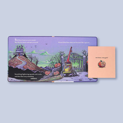 Construction Site Gets a Fright!: A Halloween Lift-the-Flap Book