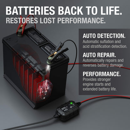 NOCO GENIUS5: 5A 6V/12V Smart Battery Charger – Automatic Maintainer, Trickle Charger & Desulfator with Overcharge Protection & Temperature Compensation – for Lead-Acid & Lithium Batteries 🍁 All In One Marketplace Canada