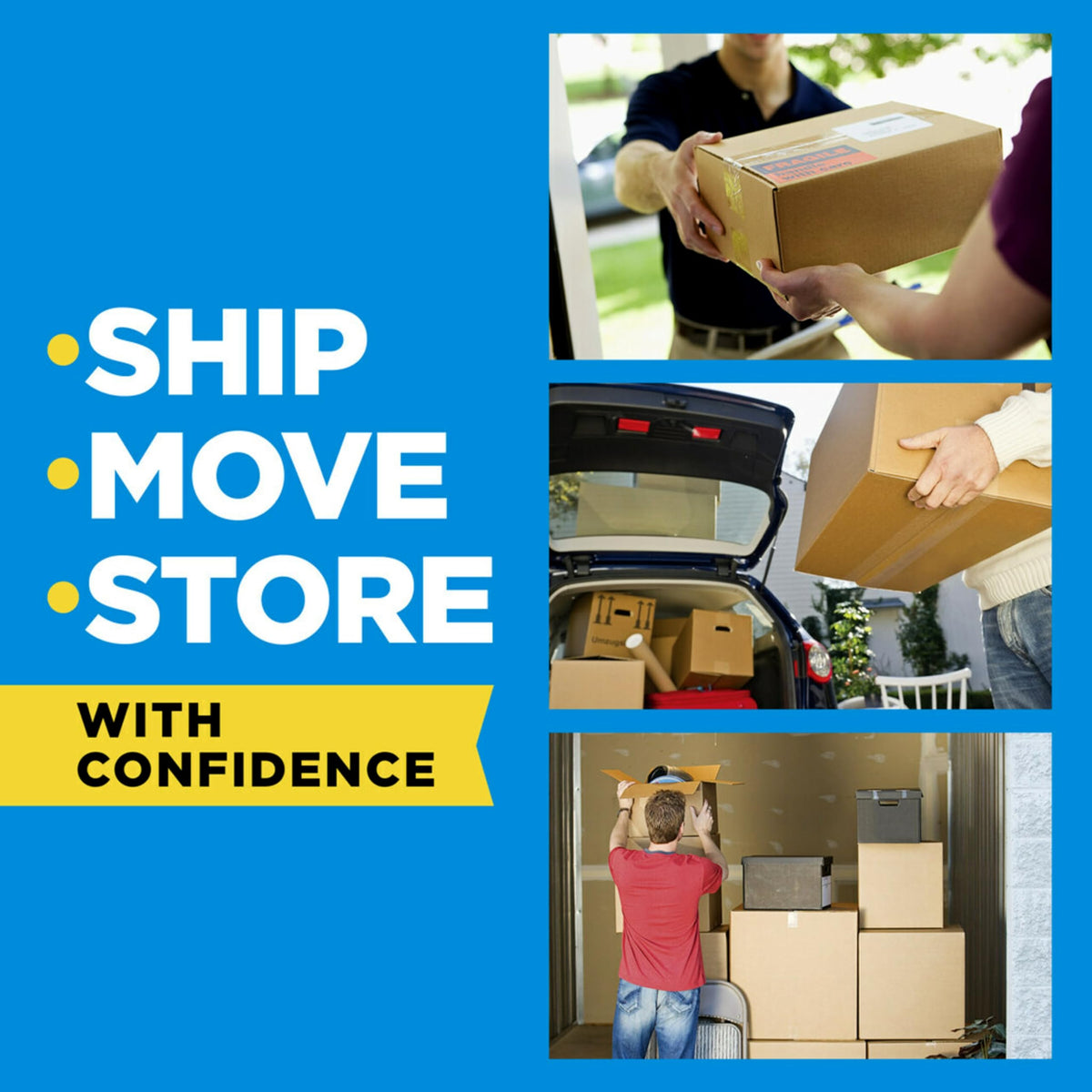 Scotch Packing Tape Heavy Duty Shipping Tape, 1.88" x 50m, 6 Rolls 🍁 All In One Marketplace Canada