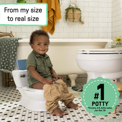 Summer by Ingenuity My Size Potty Pro in White, Infant Potty Training Toilet, Lifelike Flushing Sound, For Ages 18 Months, Up to 50 Pounds 🍁 All In One Marketplace Canada