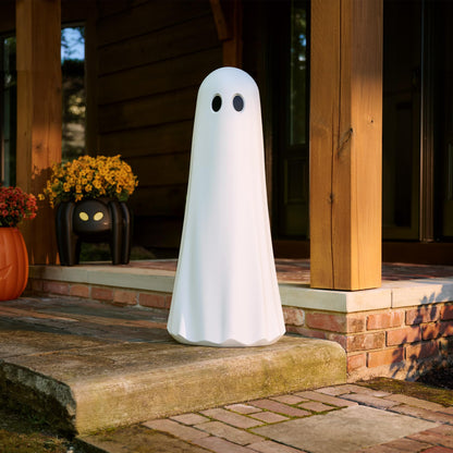 Step2 Boo Buddy Halloween Ghost Statue, White, 40 in, 1 Pack
