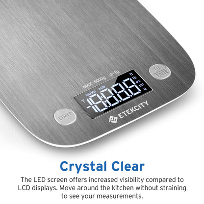 Etekcity Food Kitchen Scale, Digital Grams and Oz, 11lb/5kg 🍁 All In One Marketplace Canada