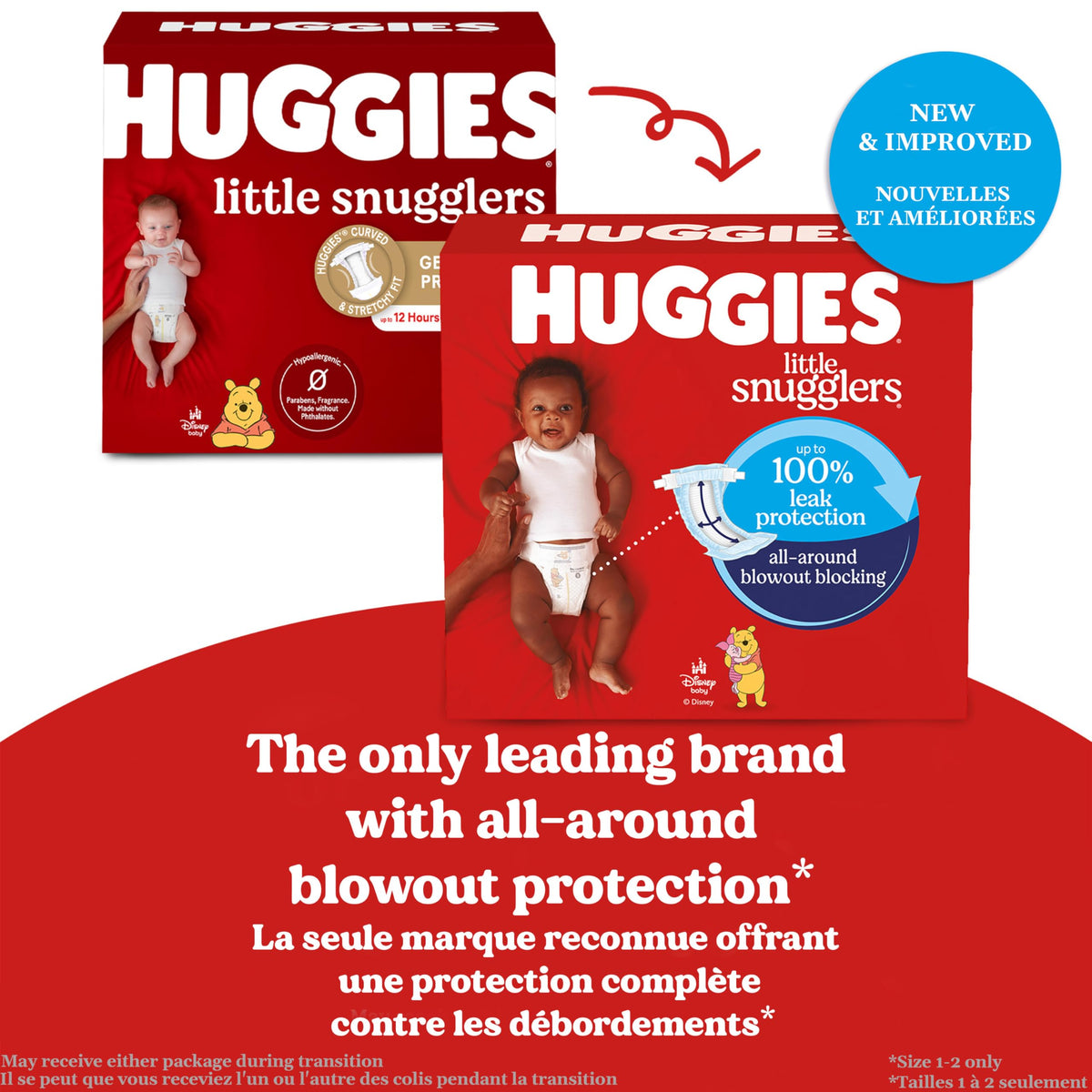Huggies Little Snugglers Baby Diapers, Size 4, 66 Count 🍁 All In One Marketplace Canada