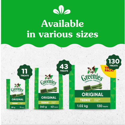 GREENIES Dog Treats Original Teenie Natural Dental Care, (192 Treats) 54oz. Pack 🍁 All In One Marketplace Canada