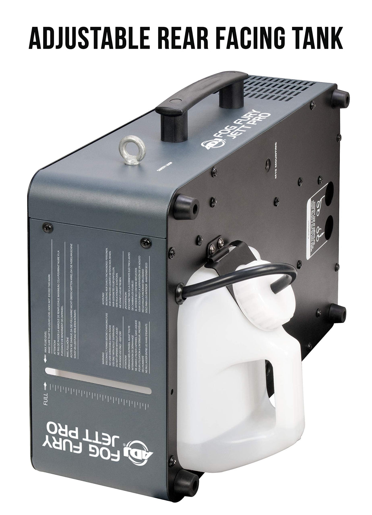 ADJ Fog Fury Jett Pro 1550W Vertical Fog Machine - 28 x 3 Watt LEDs - Black
