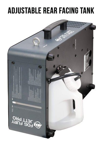ADJ Fog Fury Jett Pro 1550W Vertical Fog Machine - 28 x 3 Watt LEDs - Black