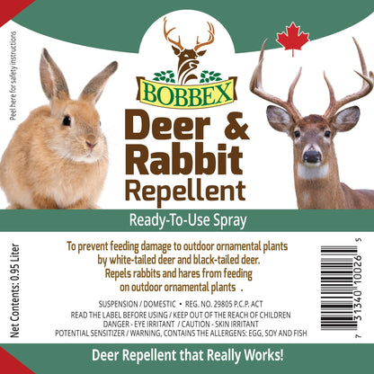 Bobbex Deer & Rabbit Ready to Use 0.95 Liter 🍁 All In One Marketplace Canada