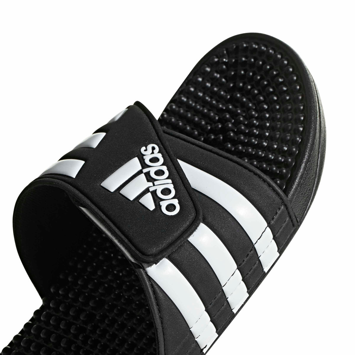 adidas Unisex-Adult Adissage, Core Black/White/Core Black, 10 🍁 All In One Marketplace Canada
