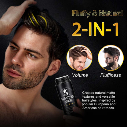 Hair Styling Powder, 2Pack Hair Texture Powder for Men and Women, Adds Volume and Texture, Alll Day Invisible, Flexible Hold, Long-lasting, Matte Finish, No Stickiness 2 x 30g 🍁 All In One Marketplace Canada
