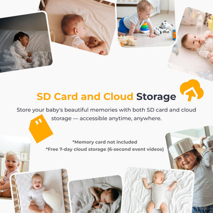 Arenti Baby Monitor, Smart WiFi 6 Baby Camera with 5-Inch Upgraded Wireless Display, 360° View, Auto-Night Vision, Temperature Sensor, Sound & Motion Detection, 2 Way Audio, VOX Mode (B2) 🍁 All In One Marketplace Canada