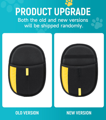 Bispoy Pet Hair Removal Glove for Dogs & Cats - Upgraded Reusable Electrostatic Pet Hair Glove, Pet Hair Remover Tool for Laundry, Couch, Carpet & Car Seat, Gentle Grooming Mitt 🍁 All In One Marketplace Canada