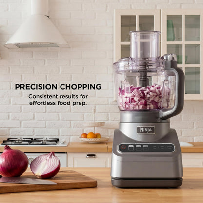 Ninja Professional Plus Food Processor 850-Watts With Auto-iQ Preset Programs Chop Puree Dough Slice Shred With a 9-Cup Capacity and a Silver Stainless Finish (BN600C) - Canadian Version 🍁 All In One Marketplace Canada