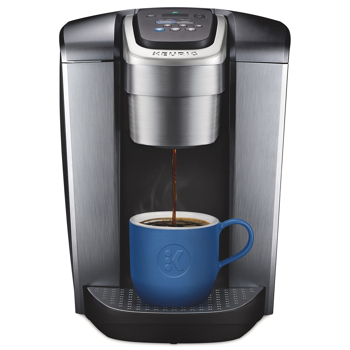 Keurig K-Elite Single Serve K-Cup Pod Coffee Maker, With Iced Brew Functionality And Quiet Brew Technology, Brushed Silver 🍁 All In One Marketplace Canada