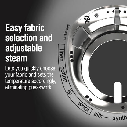 CHI Steam Iron for Clothes with 8’ Retractable Cord, 1700 Watts, 3-Way Auto Shutoff, 400+ Holes, Professional Grade, Temperature Control Dial, Titanium Infused Ceramic Soleplate, Silver (13106) 🍁 All In One Marketplace Canada