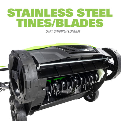 Greenworks 13 Amp 14-Inch Corded Dethatcher/Scarifier, DT13B00 🍁 All In One Marketplace Canada