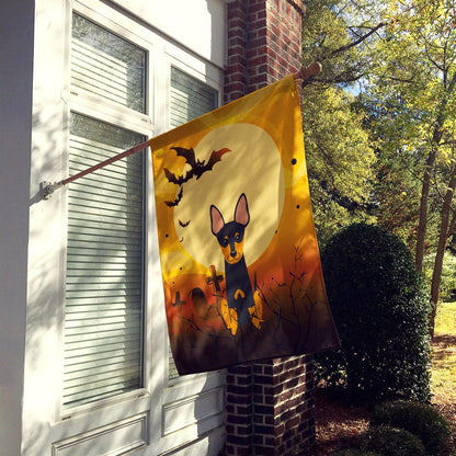 Caroline's Treasures BB4375CHF Halloween English Toy Terrier Flag Canvas House Size, Large, Multicolor