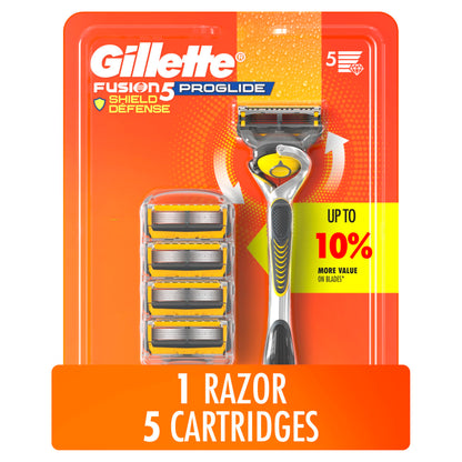 Gillette ProShield Mens Razor, 1 Handle + 5 Blade Refills, 1 Count (Pack of 1) 🍁 All In One Marketplace Canada
