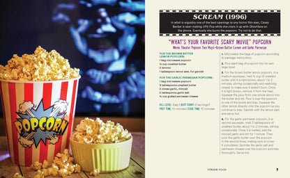 The Horror Movie Night Cookbook: 60 Deliciously Deadly Recipes Inspired by Iconic Slashers, Zombie Films, Psychological Thrillers, Sci-Fi Spooks, and More (Includes Halloween, Psycho, Jaws, The Conjuring, and More)