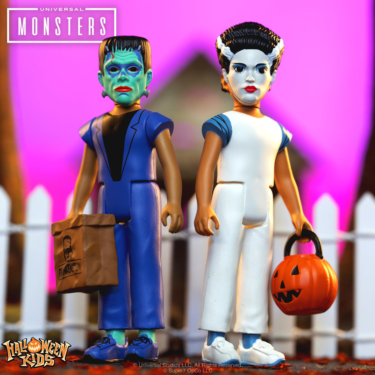 Super7 Halloween Kids Universal Monsters Frankenstein Boy - 3.75" Universal Monsters Movies Action Figure with Accessory Classic Movie Collectibles