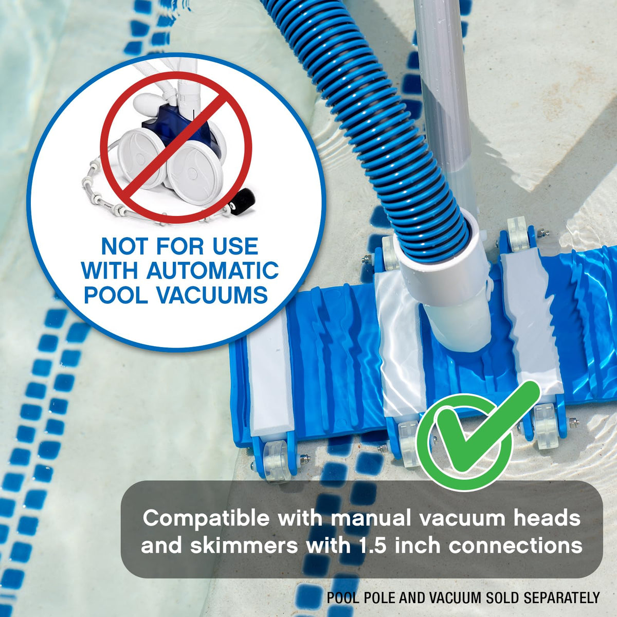 Poolmaster 33440 1-1/2" x 40' In-Ground Vacuum Hose - Classic Collection 🍁 All In One Marketplace Canada