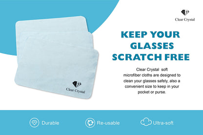 Glasses Cleaner kit - Eyeglass Cleaner including 3 Anti-Reflective Lens Cleaner bottles 125 ml Each, 3 Microfiber Cleaning Cloths, and a Screwdriver Key Chain - by Clear Crystal 🍁 All In One Marketplace Canada