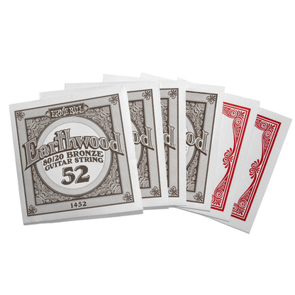 Ernie Ball Earthwood 80/20 Bronze Light Acoustic Guitar Strings 4 pack - 11-52 Gauge (P02404) 🍁 All In One Marketplace Canada