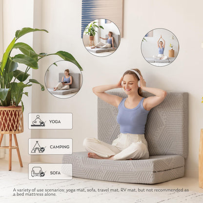 Tri-Fold Memory Foam Mattress, 4 inch Twin Folding Mattress 🍁 All In One Marketplace Canada