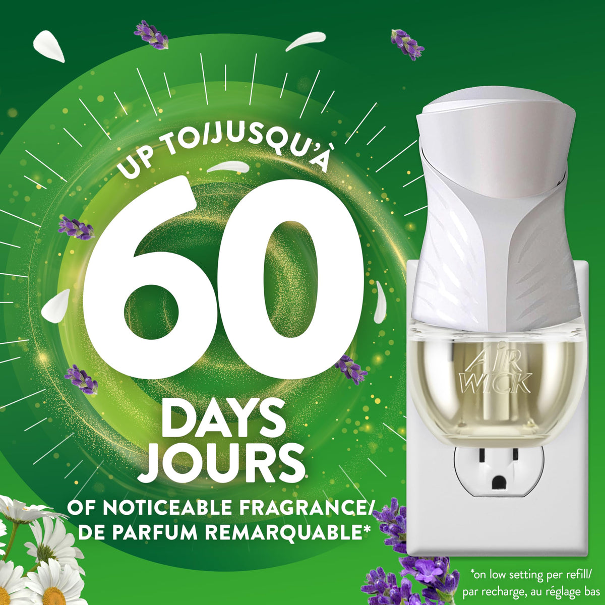 Air Wick Plug in Scented Oil Refills, Lavender and Chamomile, Eco Friendly, Essential Oils, Air Freshener, 0.67 Fl Oz (Pack of 10) 🍁 All In One Marketplace Canada