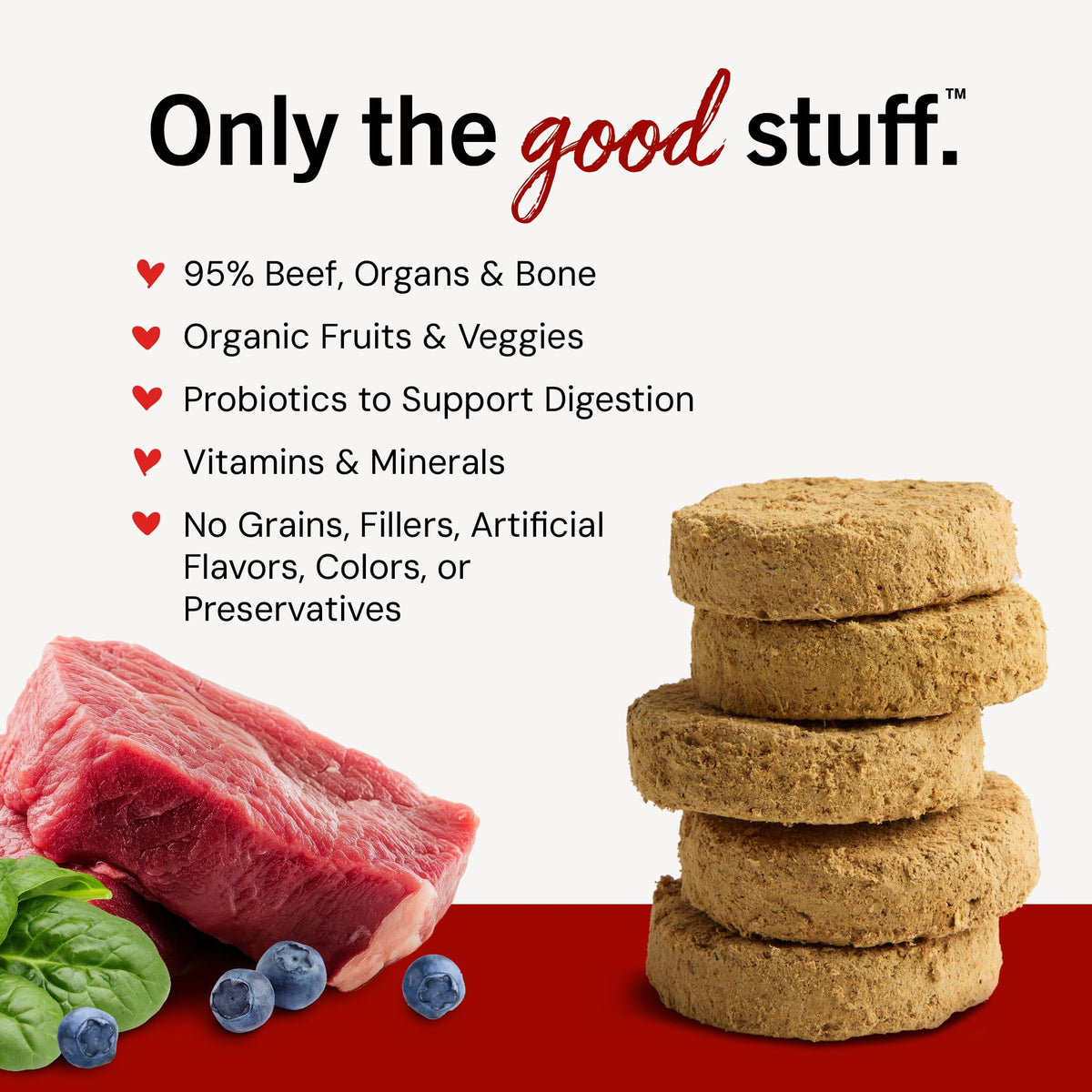 Stella & Chewy’s Freeze Dried Raw Dinner Patties – Grain Free Dog Food, Protein Rich Stella’s Super Beef Recipe – 156g Bag 🍁 All In One Marketplace Canada