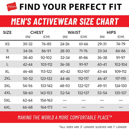 Hanes Mens Men's Beefy Tall Short Sleeve Tee Value Pack (2-Pack) Fashion t Shirts, Black, XX-Large Tall US 🍁 All In One Marketplace Canada