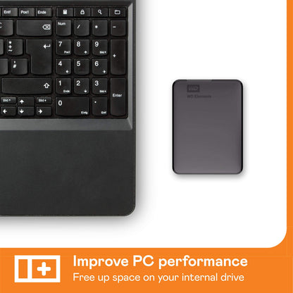Western Digital 5TB Elements Portable External Hard Drive, USB 3.0 - Western DigitalBU6Y0050BBK-WESN,Black 🍁 All In One Marketplace Canada