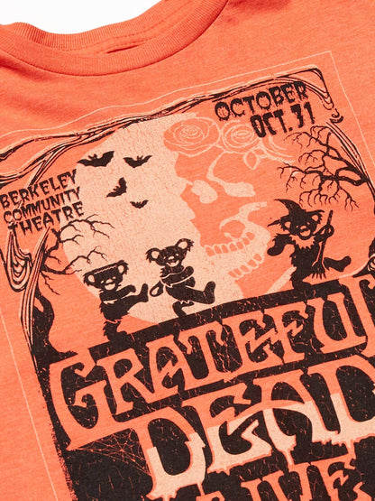 Liquid Blue Grateful Dead Berkeley Moon Live Halloween Ss Tee, Orange, X-Large