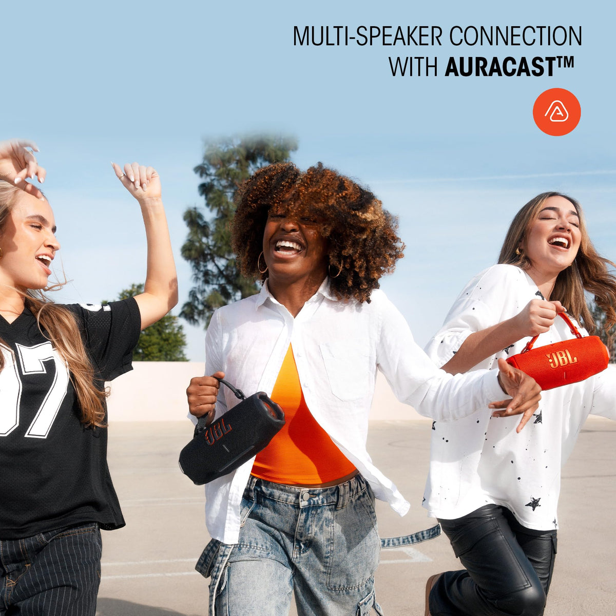 JBL Charge 6 - Portable Waterproof & Drop-Proof Bluetooth Speaker, Bold Pro Sound with AI Sound Boost, 28Hrs of Playtime, Built-in powerbank & Comes with a Sturdy/Removable Carrying Strap (Squad) 🍁 All In One Marketplace Canada