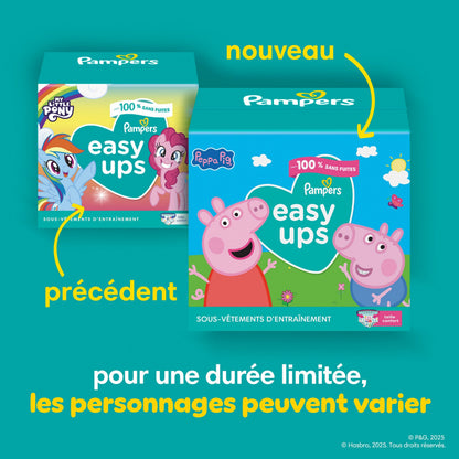 Pampers Easy Ups Training Underwear Peppa Pig Size 5 3T-4T, 100 Count 🍁 All In One Marketplace Canada