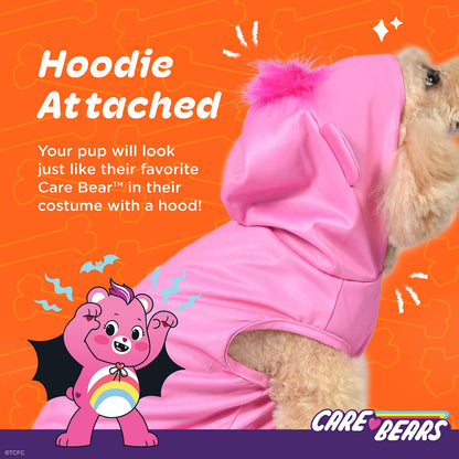 Care Bear for Pets Halloween Cheer Bear Sleeveless Hoodie Dog Costume - Officially Licensed Halloween Costumes for Dogs, Size Large
