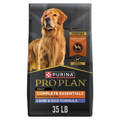 Purina Pro Plan Dry Dog Food, Complete Essentials Shredded Blend Lamb & Rice - 15.9 kg Bag (1 Pack) 🍁 All In One Marketplace Canada
